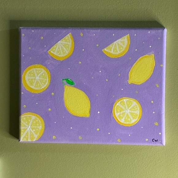 Hand Crafted Other - The Lemon Frenzy Painting